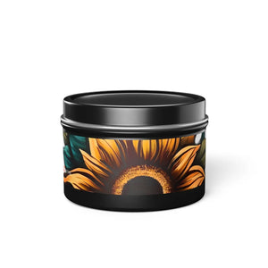 Sunflower Tin Candles – Eco-friendly Gifts - Dipaliz