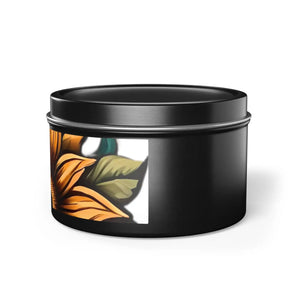 Sunflower Tin Candles – Eco-friendly Gifts - Dipaliz