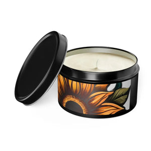 Sunflower Tin Candles – Eco-friendly Gifts - Dipaliz