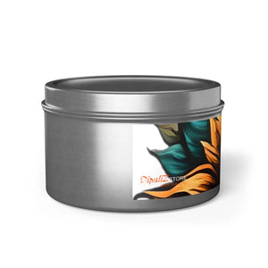 Sunflower Tin Candles – Eco-friendly Gifts - Dipaliz