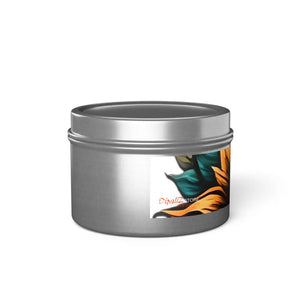 Sunflower Tin Candles – Eco-friendly Gifts - Dipaliz