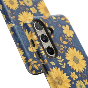 Phone Case - Sunflower Tough - Protective Floral Iphone - Dipaliz