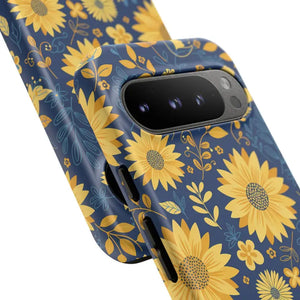 Phone Case - Sunflower Tough - Protective Floral Iphone - Dipaliz