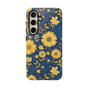Phone Case - Sunflower Tough - Protective Floral Iphone - Dipaliz