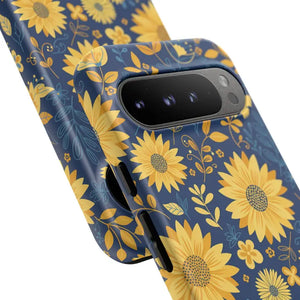 Phone Case - Sunflower Tough - Protective Floral Iphone - Dipaliz
