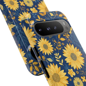 Phone Case - Sunflower Tough - Protective Floral Iphone - Dipaliz