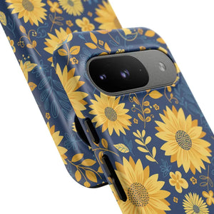 Phone Case - Sunflower Tough - Protective Floral Iphone - Dipaliz