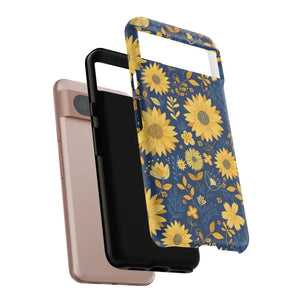 Phone Case - Sunflower Tough - Protective Floral Iphone - Dipaliz
