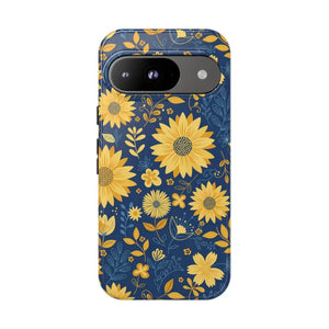 Phone Case - Sunflower Tough - Protective Floral Iphone - Dipaliz Google Pixel 9 / Glossy
