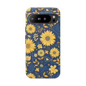 Phone Case - Sunflower Tough - Protective Floral Iphone - Dipaliz Google Pixel 9 Pro Xl / Matte