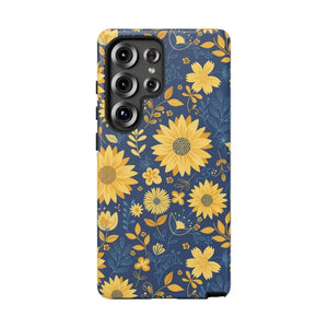 Phone Case - Sunflower Tough - Protective Floral Iphone - Dipaliz Samsung Galaxy S25 Ultra / Matte
