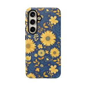 Phone Case - Sunflower Tough - Protective Floral Iphone - Dipaliz Samsung Galaxy S24 / Matte