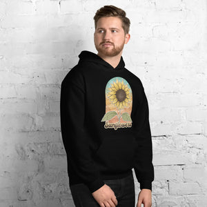Cloud-soft Sunflower Unisex Hoodie - Cotton Blend - Dipaliz - Hoodies