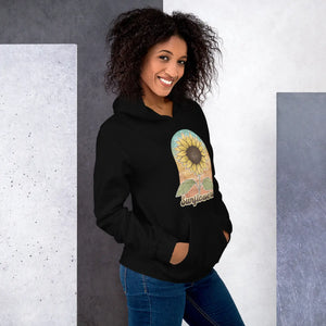 Cloud-soft Sunflower Unisex Hoodie - Cotton Blend - Dipaliz - Hoodies