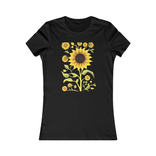 Sunflower Women’s Favorite Tee: Stylish & Comfy Everyday Fit - s / Black T-shirt