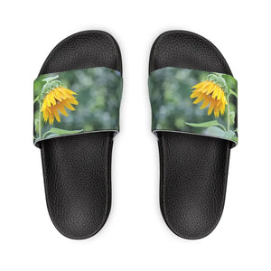 Slide Sandals - Sunflower Artistic Expression - Dipaliz