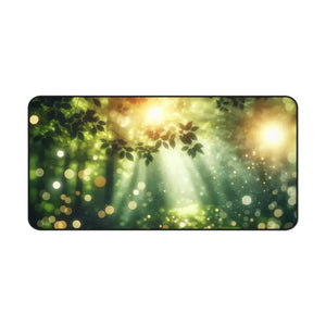 Neoprene Desk Mat - Sunlit Forest Design - Dipaliz - Workstation & Cubicle Accessories