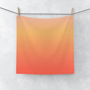 Sunset Ombre Face Towel – Organic Cotton - Dipaliz - Washcloths