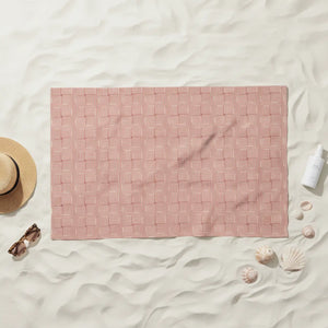 Sunset Stripe Beach Towel – Soft Cotton Blend - Dipaliz - Towels