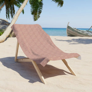 Sunset Stripe Beach Towel – Soft Cotton Blend - Dipaliz - Towels