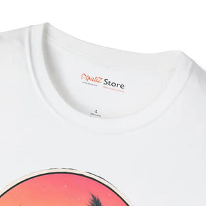 T-shirt - Vintage Van Vibes Tee - Sunset Voyage Comfort Style - Dipaliz