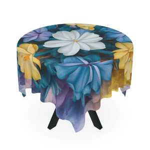 Sunshine Bloom Tablecloth One-sided Print Lasting Freshness Dipaliz - one Size / White - Tablecloths