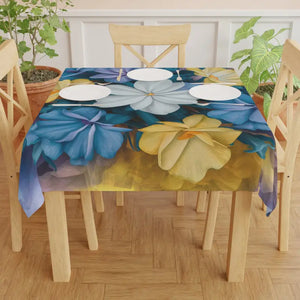 Sunshine Bloom Tablecloth One-sided Print Lasting Freshness Dipaliz - one Size / White - Tablecloths