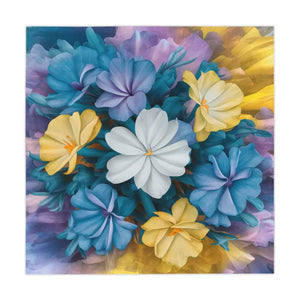 Sunshine Bloom Tablecloth One-sided Print Lasting Freshness Dipaliz - one Size / White - Tablecloths