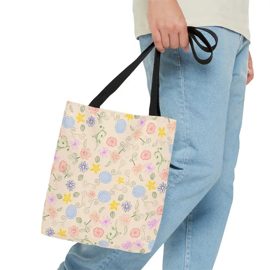 Sunshine Bloom Tote: Brighten your Day with Floral Vibes - Small Bags