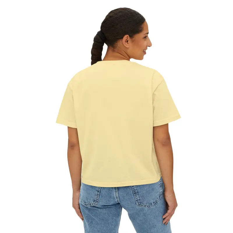 Sunshine Tee: Women’s Oversized Boxy Shirt with Flowy Cuffs - T-shirt