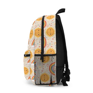 Vibrant Rainbows Cozy Backpack - Lightweight Waterproof - Dipaliz - Backpacks