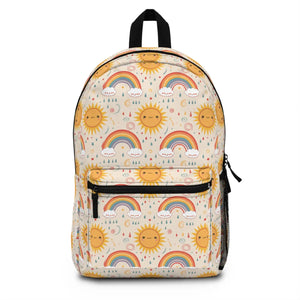 Vibrant Rainbows Cozy Backpack - Lightweight Waterproof - Dipaliz - Backpacks