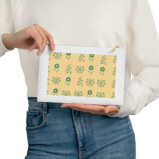 Radiate Style with our Sunshine Yellow Cosmetic Bag - White / one Size Bags