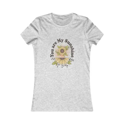 Women’s Favorite Tee - Feel Good with you are my Sunshine - s / Athletic Heather T-shirt