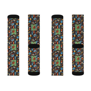 Vibrant Game Day Sublimation Socks - Football Pride - Dipaliz