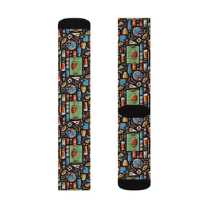 Vibrant Game Day Sublimation Socks - Football Pride - Dipaliz
