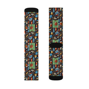 Vibrant Game Day Sublimation Socks - Football Pride - Dipaliz