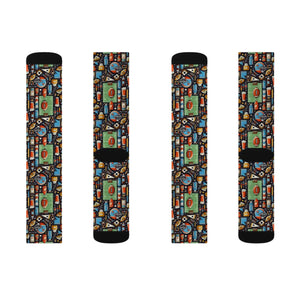 Vibrant Game Day Sublimation Socks - Football Pride - Dipaliz