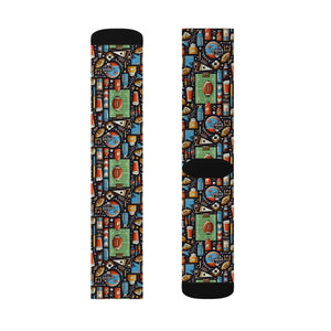 Vibrant Game Day Sublimation Socks - Football Pride - Dipaliz
