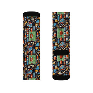Vibrant Game Day Sublimation Socks - Football Pride - Dipaliz