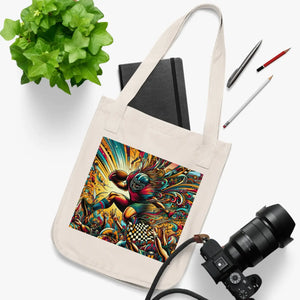 Eco Friendly Football Canvas Tote - Sporty Style - Dipaliz - Shopping Totes