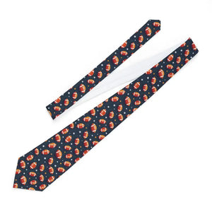 Football Pattern Necktie - Super Vibrant Game Day Style - Dipaliz - one Size - Neckties
