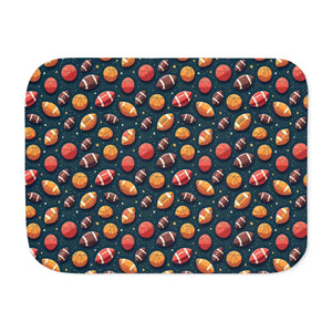 Football Sherpa Blanket - Super Cozy Game Day Essential - Dipaliz - Blankets