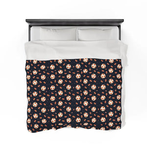 Super Football Velveteen Plush Blanket - Game Day Cozy - Dipaliz - Blankets