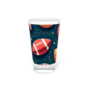 Thrilling Football Pint Glass - Game Day Essential - Dipaliz - 16oz - Beer Glasses