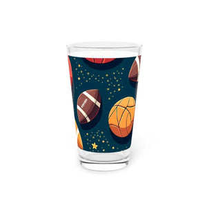 Thrilling Football Pint Glass - Game Day Essential - Dipaliz - 16oz - Beer Glasses