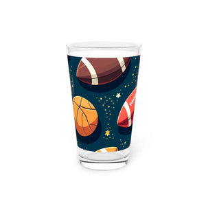 Thrilling Football Pint Glass - Game Day Essential - Dipaliz - 16oz - Beer Glasses
