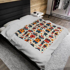 Football Velveteen Plush Blanket – Soft Throw - Dipaliz - Blankets