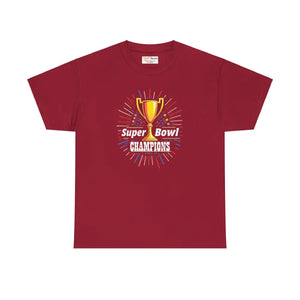 Unisex Heavy Cotton Tee Super Football Champs - Dipaliz - T-shirts