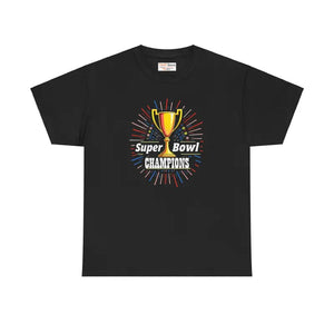 T-shirt - Heavy Cotton Tee Super Football Champs Essential Unisex - Dipaliz